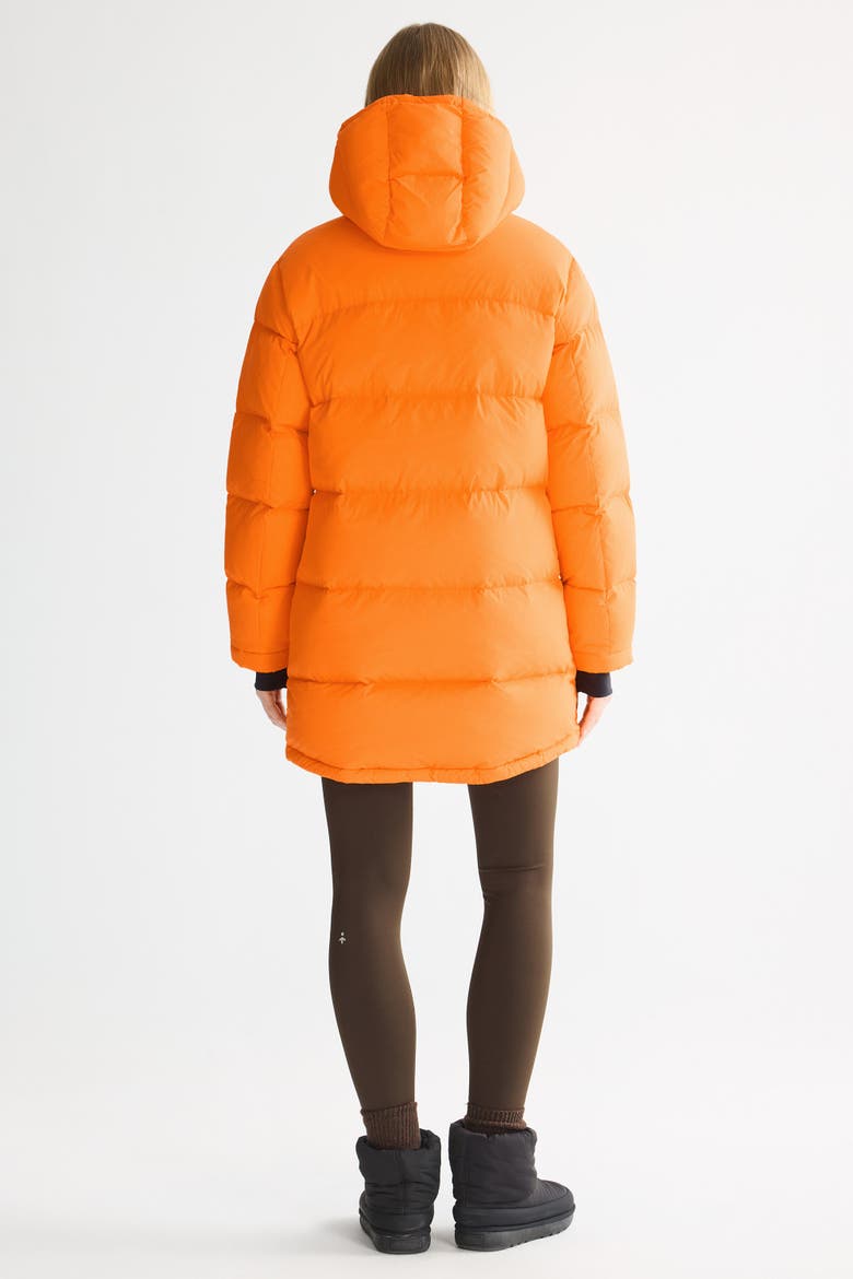 Puff-O® Hip-Length Down Puffer Jacket, Alternate, color, Orange