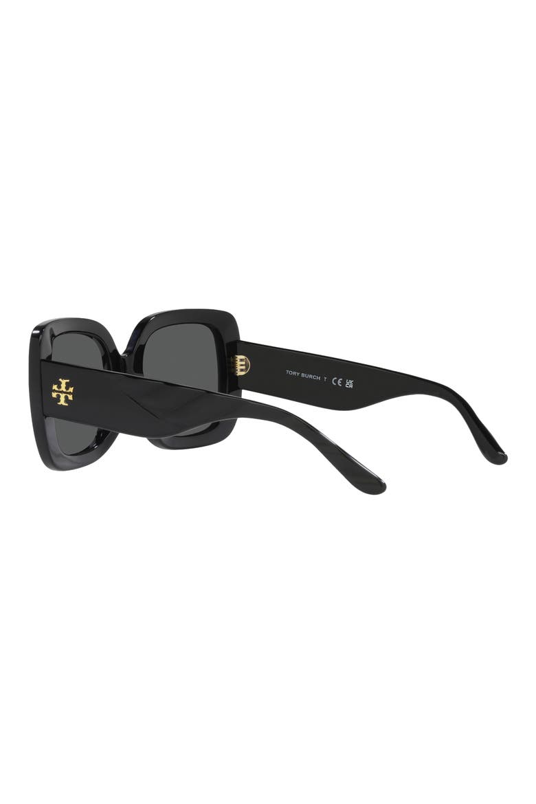 54mm Butterfly Sunglasses, Alternate, color, BLACK