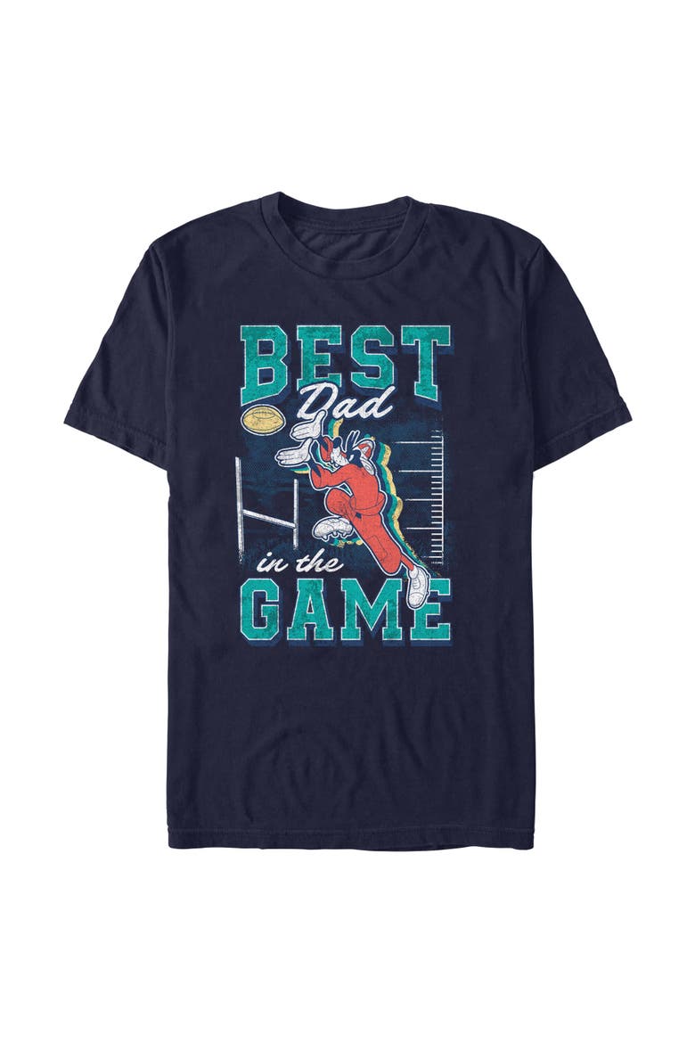 Men's Mickey & Friends Best Day In The Game  Graphic T-Shirt, Main, color, Navy Blue