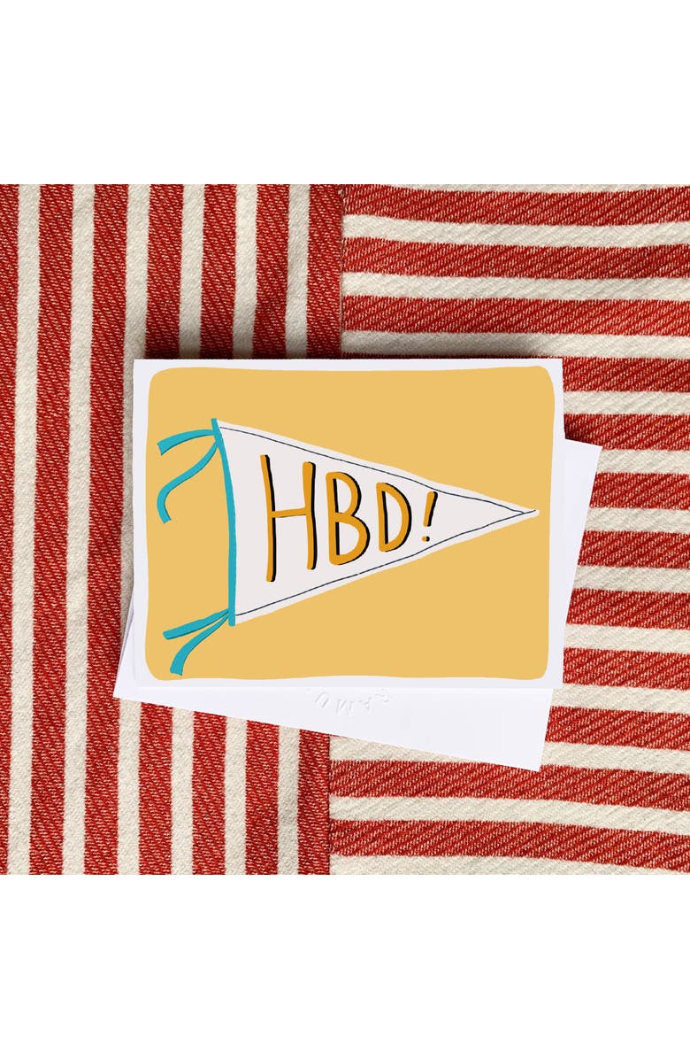 Ramus & Co Birthday Greeting Card Pack (3ct) "Pennant HBD", Alternate, color, Multi-Pack