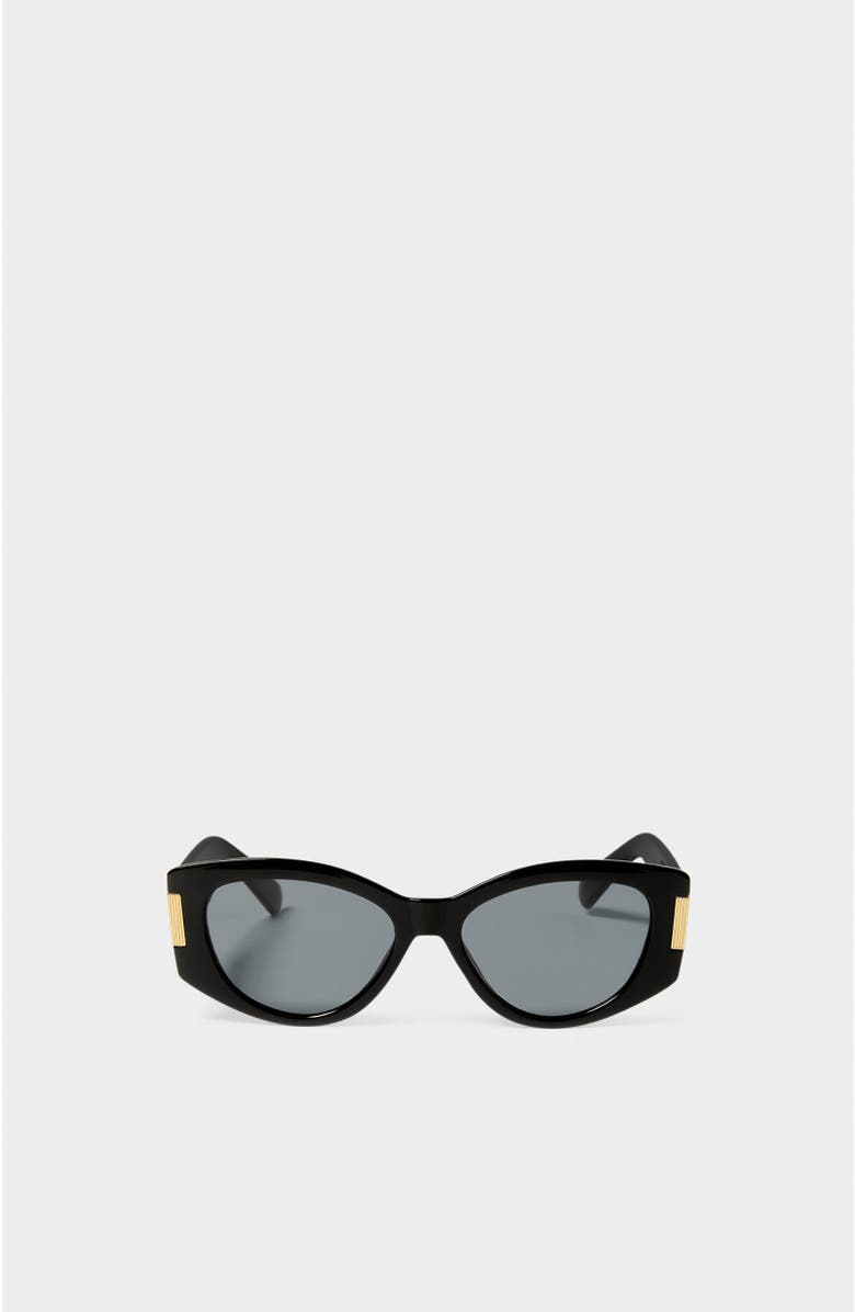 Katie Loxton Rimini Sunglasses, Main, color, Black