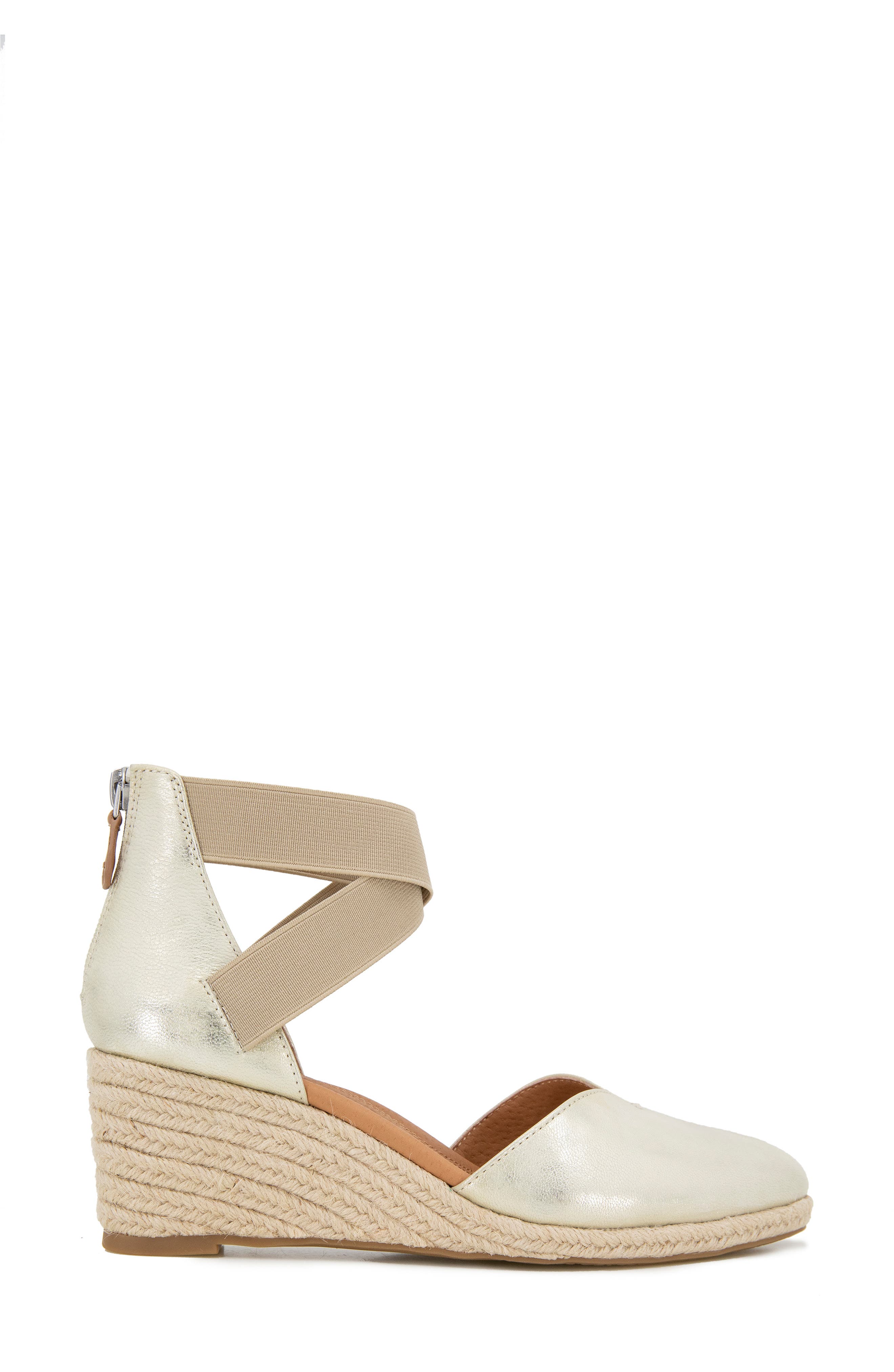 Gentle Souls Orya Espadrille Wedge Sandal, Alternate, color, Ice