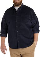 True Nation by DXL Big & Tall Corduroy Sport Shirt