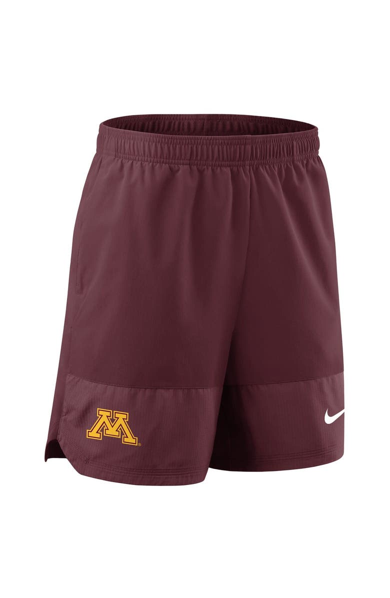 Nike Men's Nike Maroon Minnesota Golden Gophers 2025 Sideline Performance Shorts, Alternate, color, Maroon