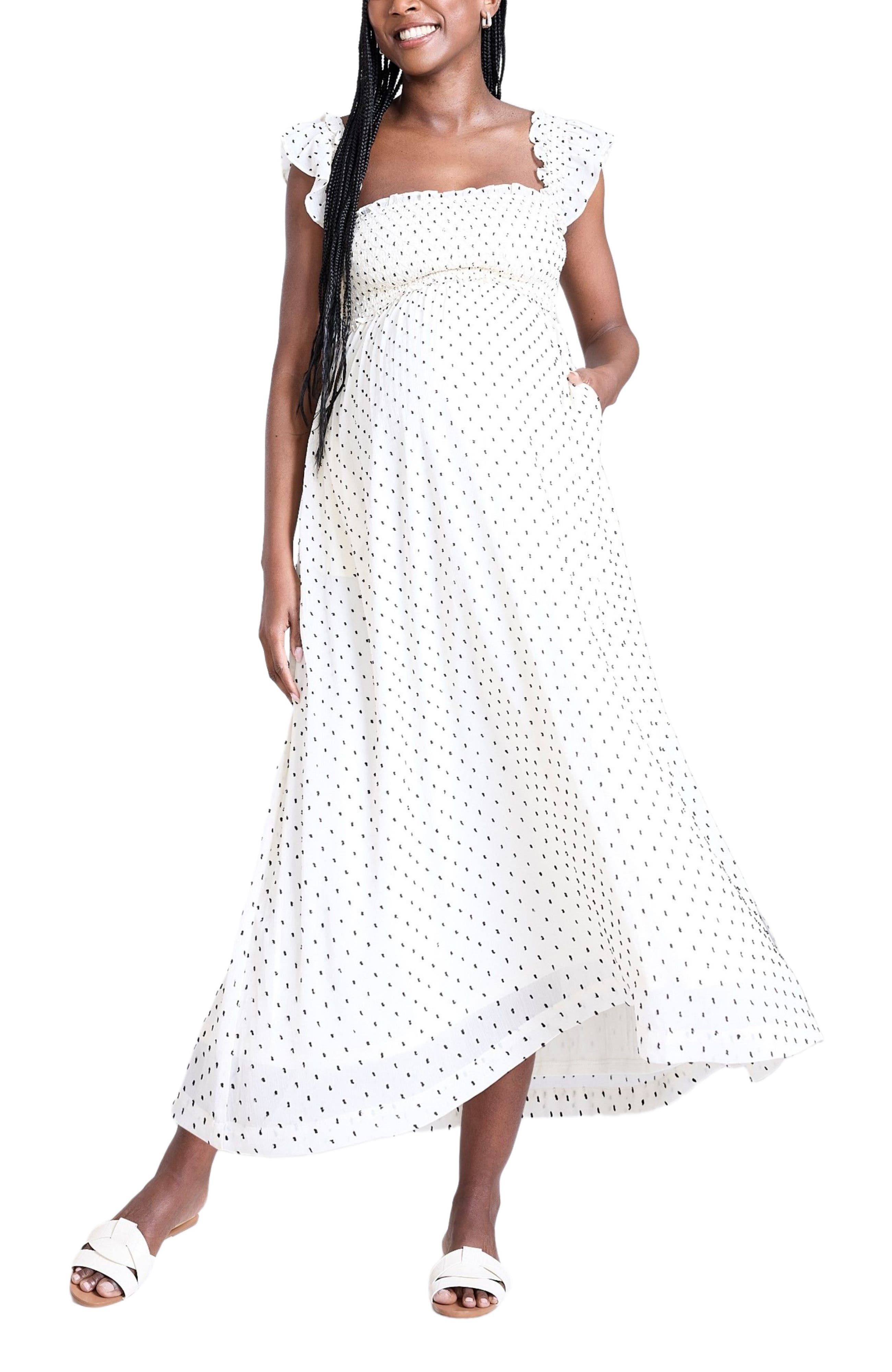 White & Black Polka Dot