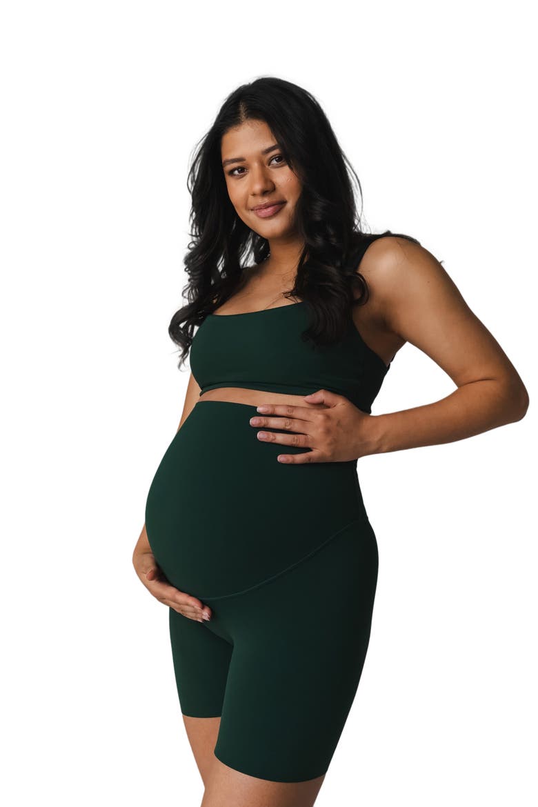 Cloud II Maternity Volley Short, Alternate, color, FOREST