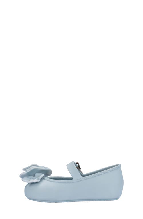 Mini Melissa Kids' Soft Ballerina Mary Jane Flat In Blue