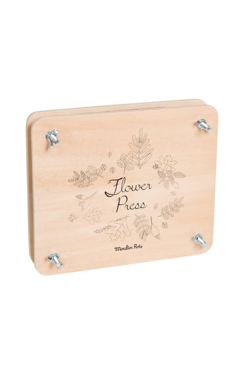 Moulin Roty Flower Press Tool Recreational Activity, Alternate, color, Brown