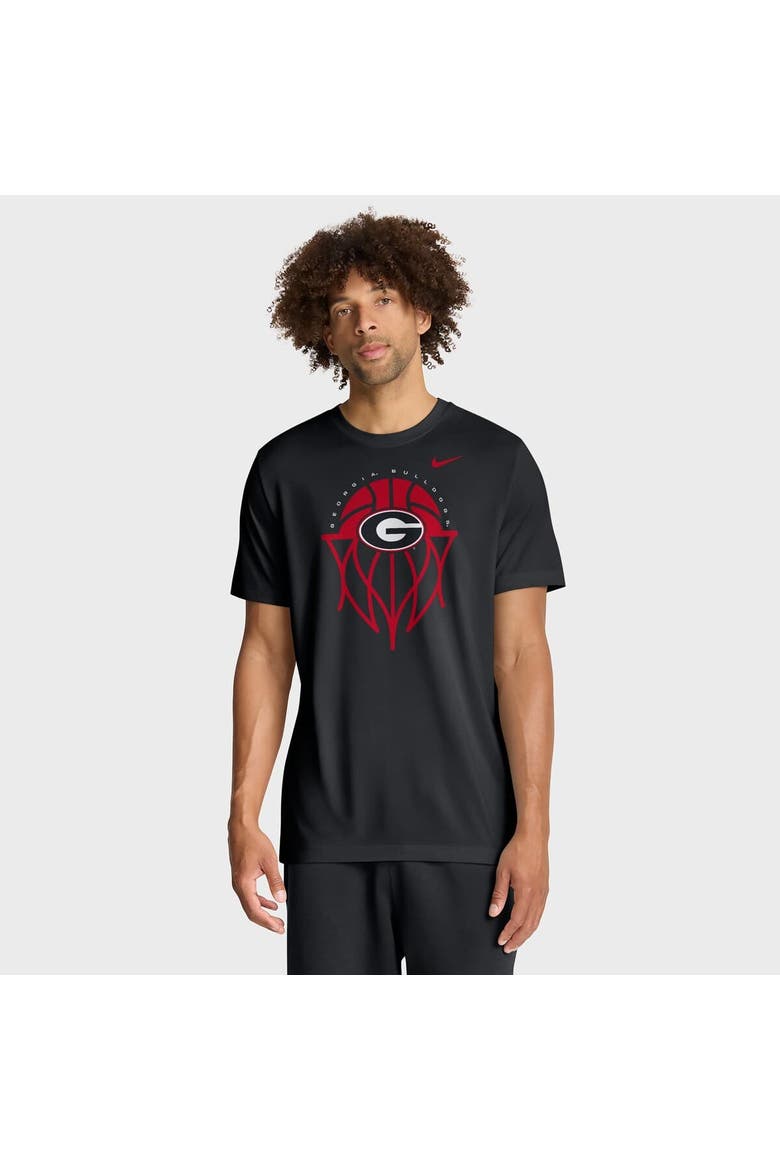 Men's Nike Black Georgia Bulldogs Basketball Icon Legend Dri-FIT T-Shirt, Main, color, Black