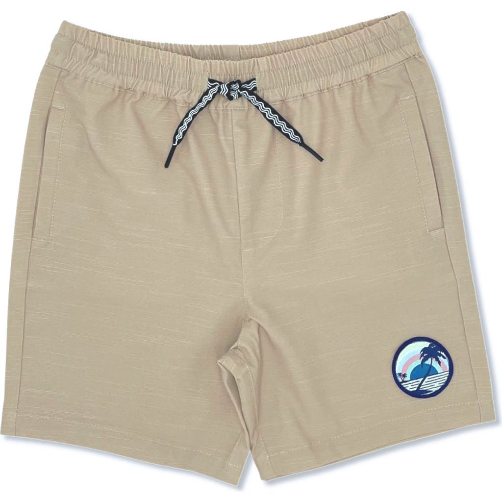 Feather 4 Arrow Kids' Seafarer Hybrid Shorts in Toasted Almond