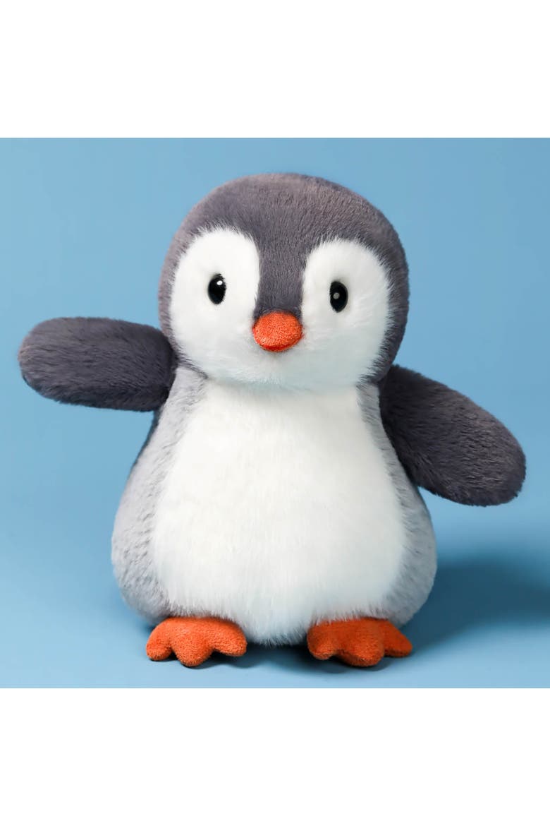 7 Inch Glacier Penguin Weighted Stuffed Animal, Alternate, color, Multicolored