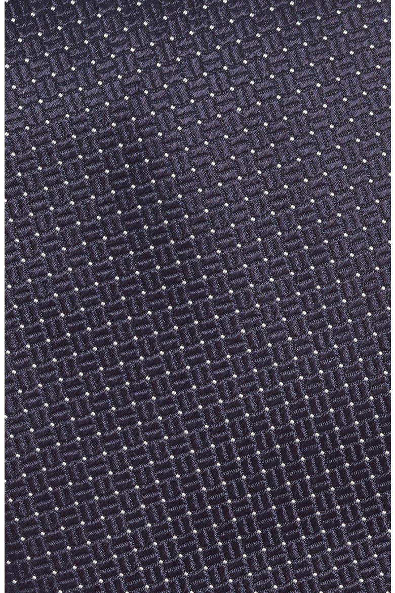 Neat Silk Tie, Alternate, color, DARK BLUE