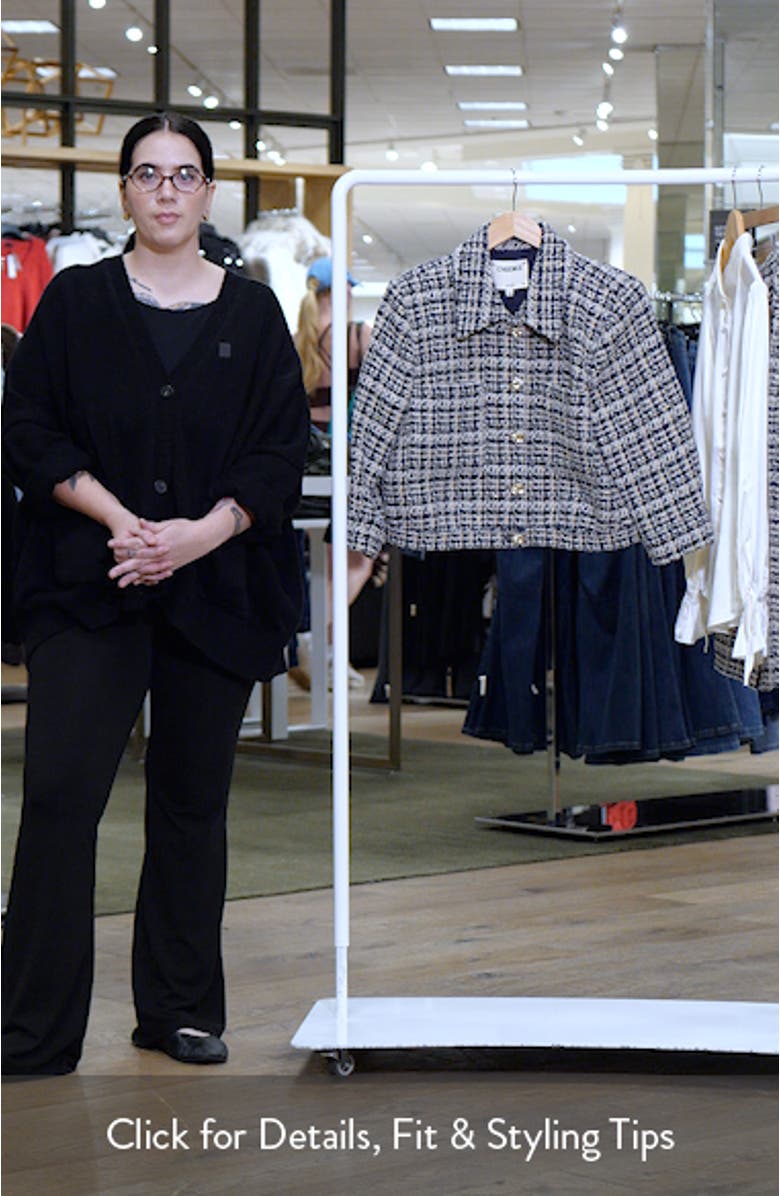 Jia Crop Tweed Jacket, sales video thumbnail