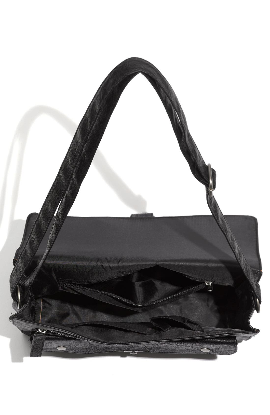Structured School Bag, Alternate, color, BLACK