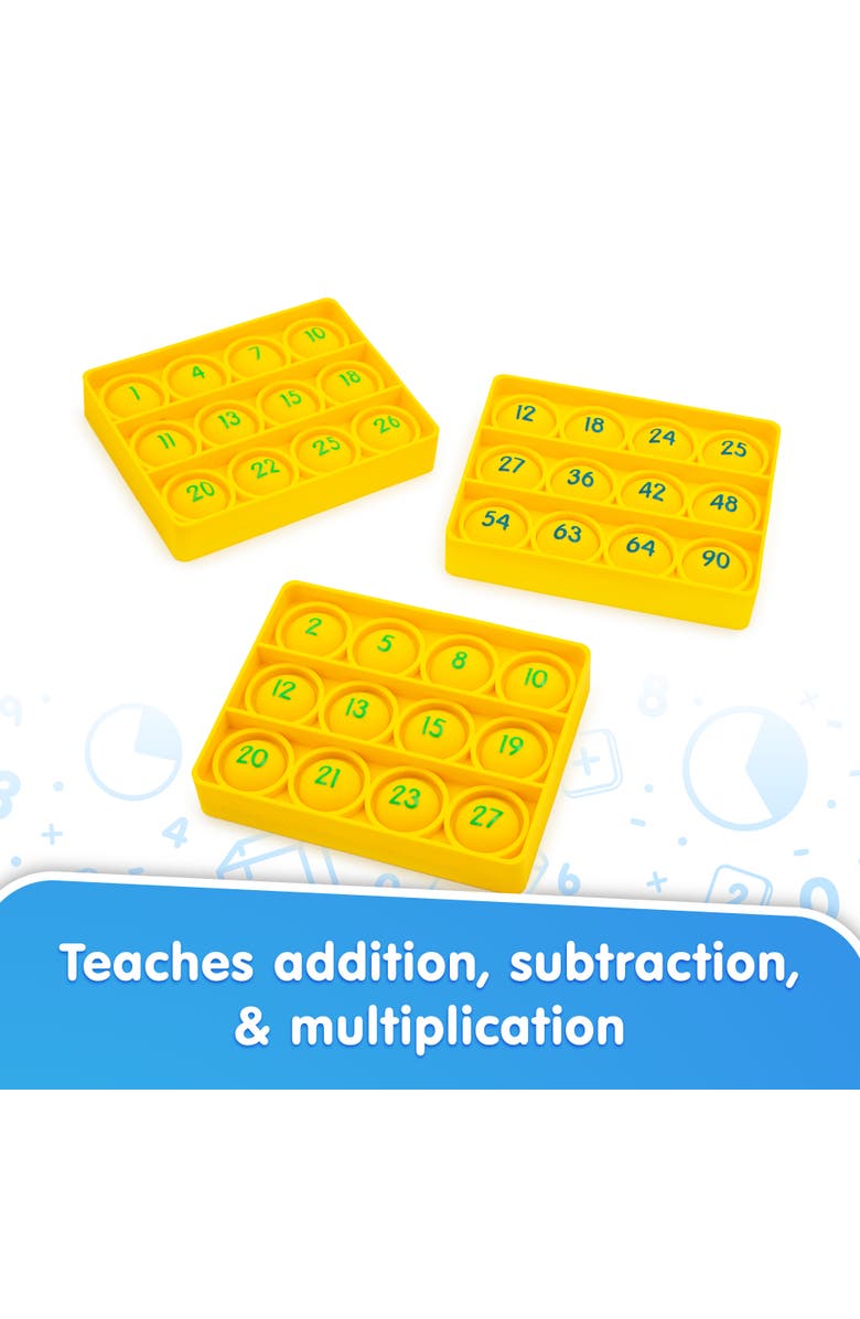 Junior Learning Math Pop Bingo, Alternate, color, Multicolored