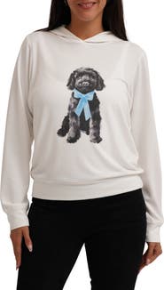 CYRUS Fluffy Dog Graphic Hoodie