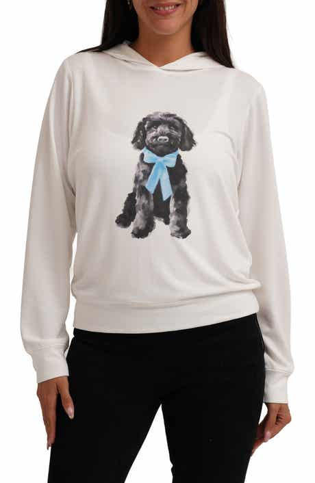 CYRUS Fluffy Dog Graphic Hoodie