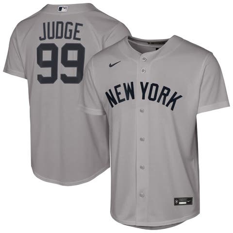 Youth Nike Aaron Judge Gray New York Yankees Road Replica Jersey