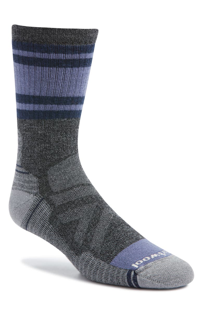 Smartwool Hike Full Cushion Lolo Trail Wool Blend Crew Socks, Main, color, Medium Gray