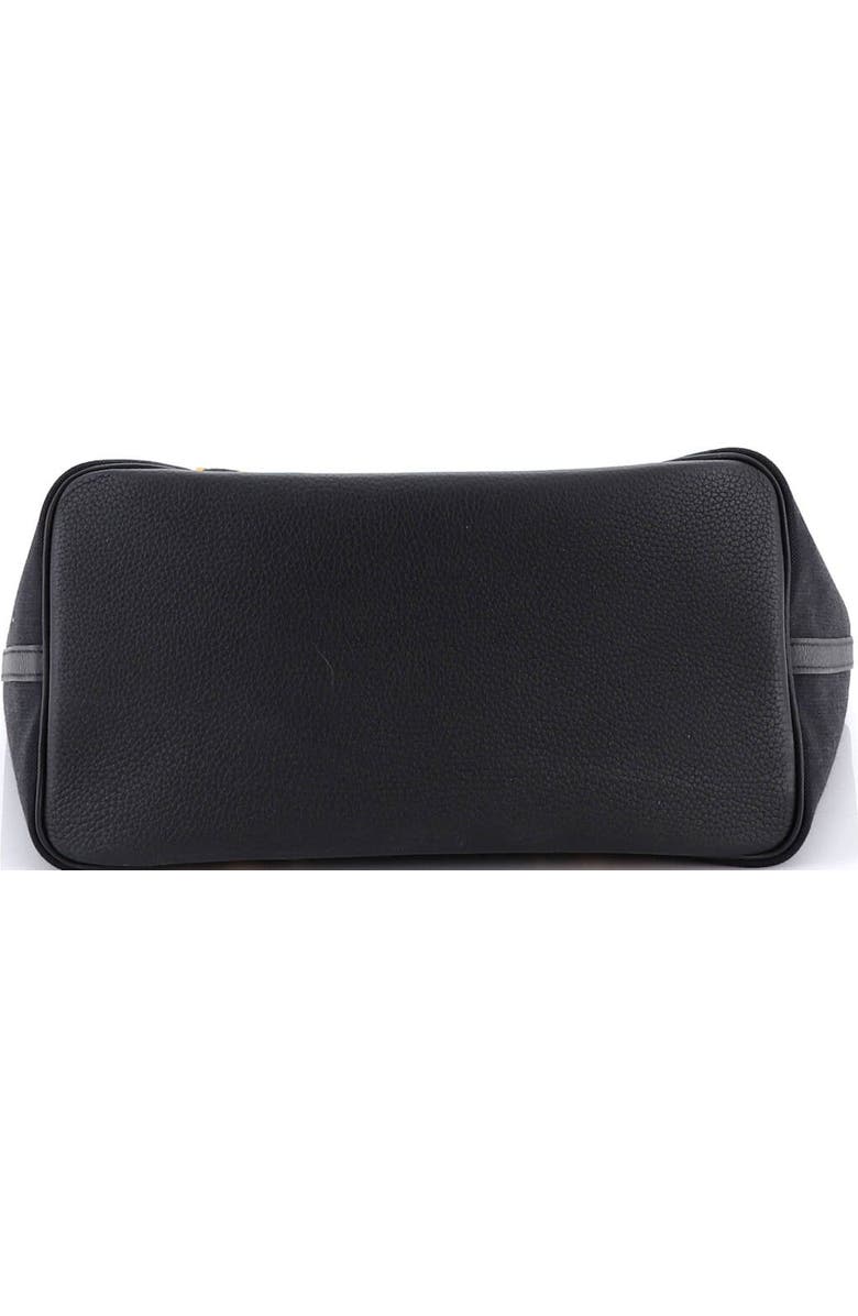 Pre-Owned Hermes Pursangle Tote Canvas with Leather, Alternate, color, Noir