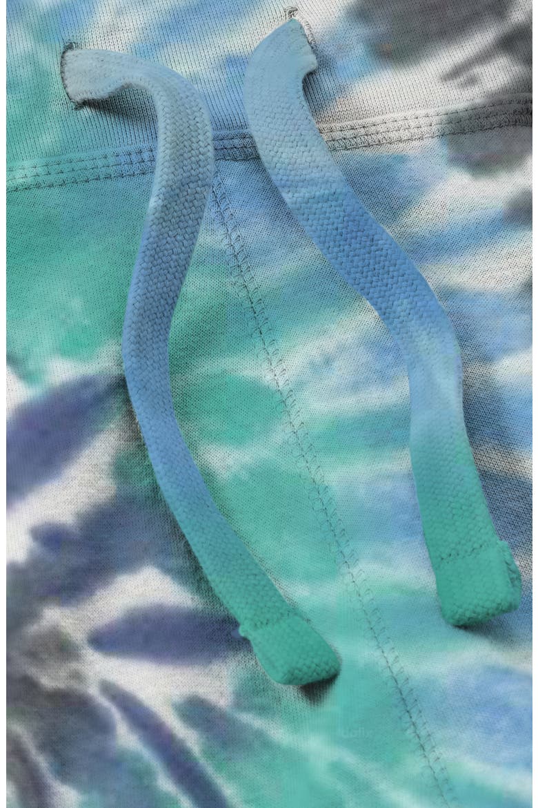 Mens Ghost Tie Dye Fleece Jogger Pant, Alternate, color, Glacier