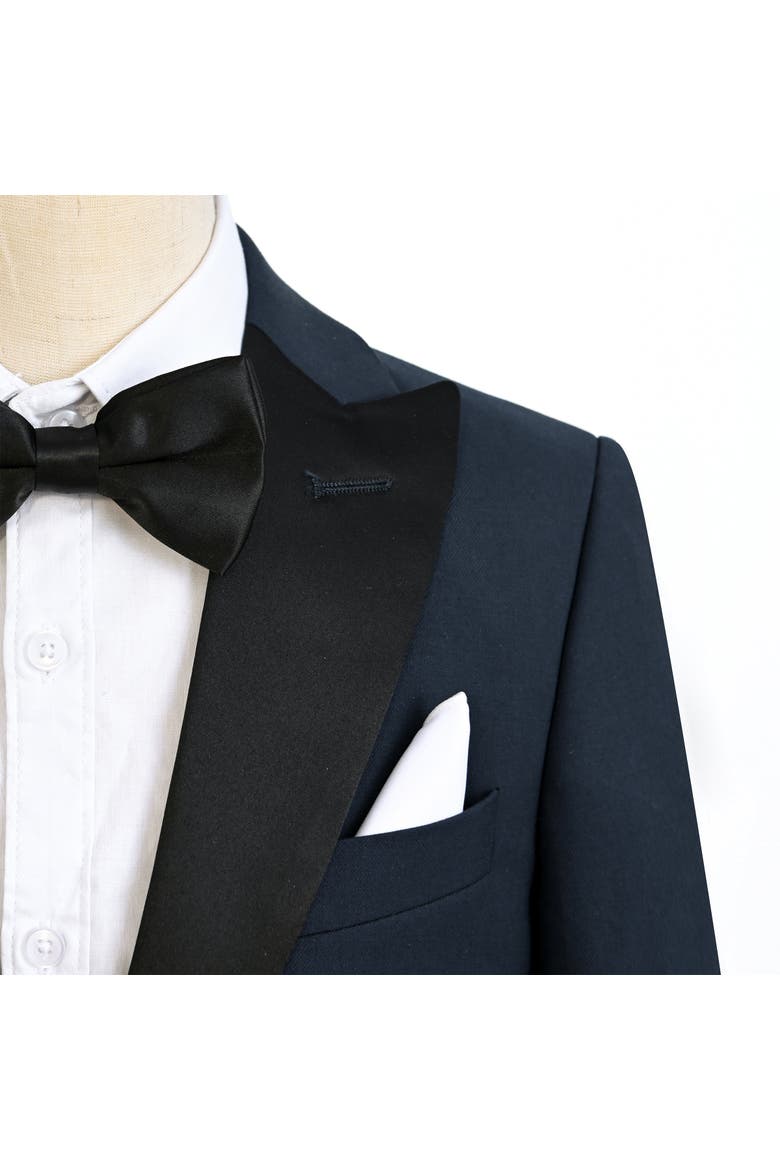 Peak Lapel Suit, Alternate, color, Navy