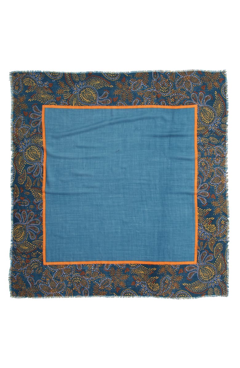 Treasure & Bond Print Square Wool Scarf, Alternate, color,