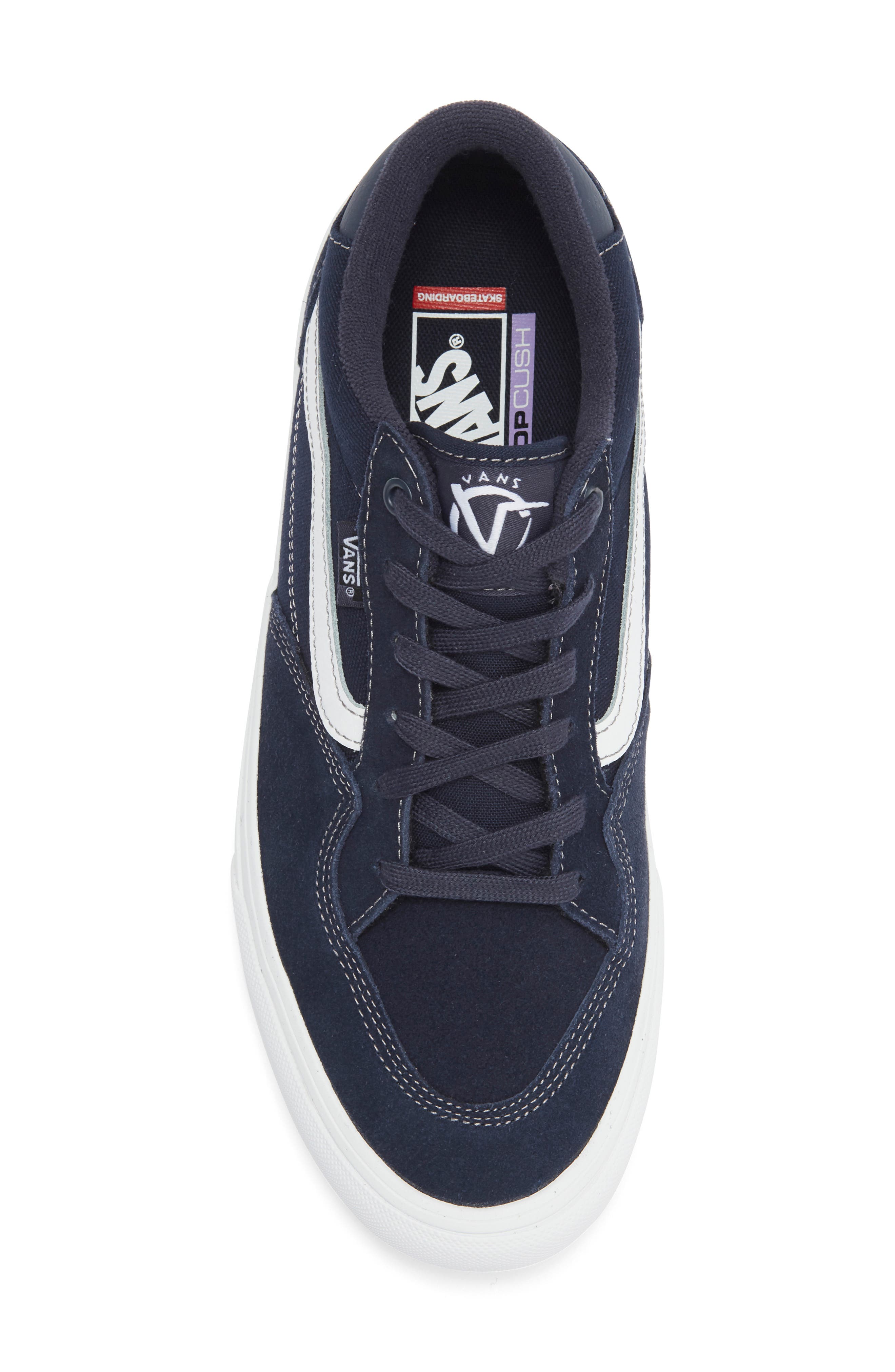 Skate Rowan Sneaker, Alternate, color, NAVY/WHITE