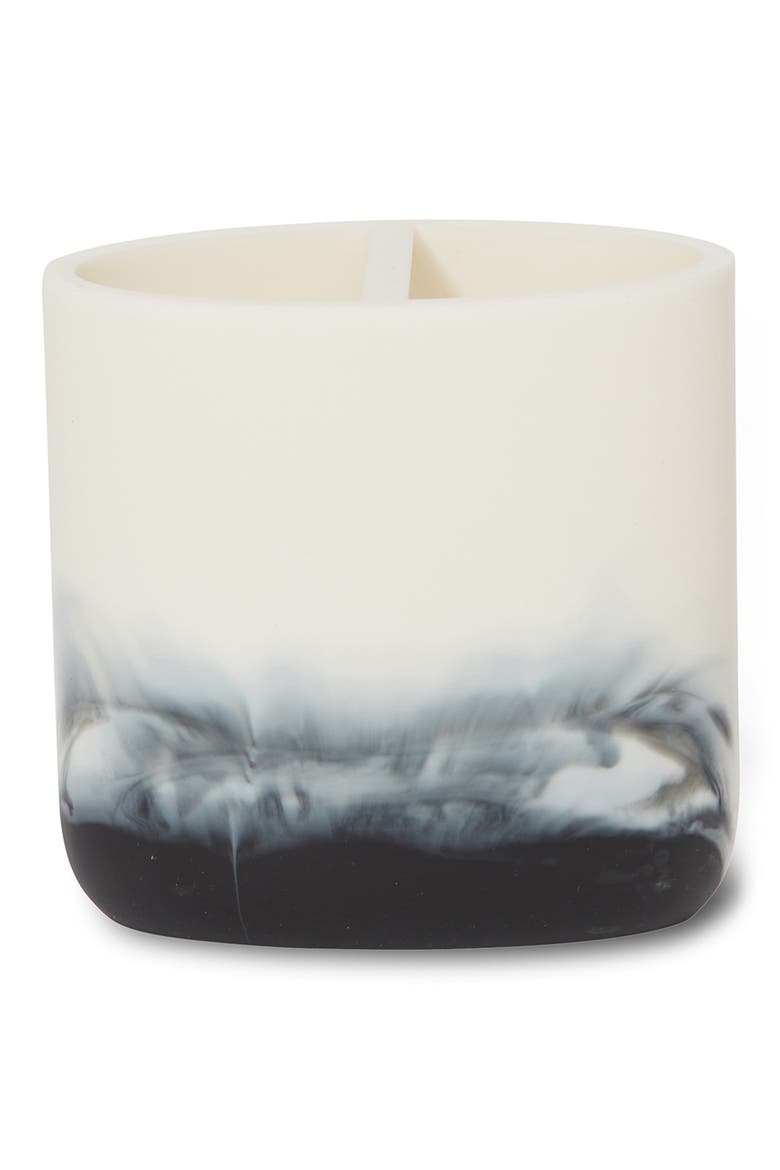 Ombré Toothbrush Holder, Main, color, WHITE/ BLACK