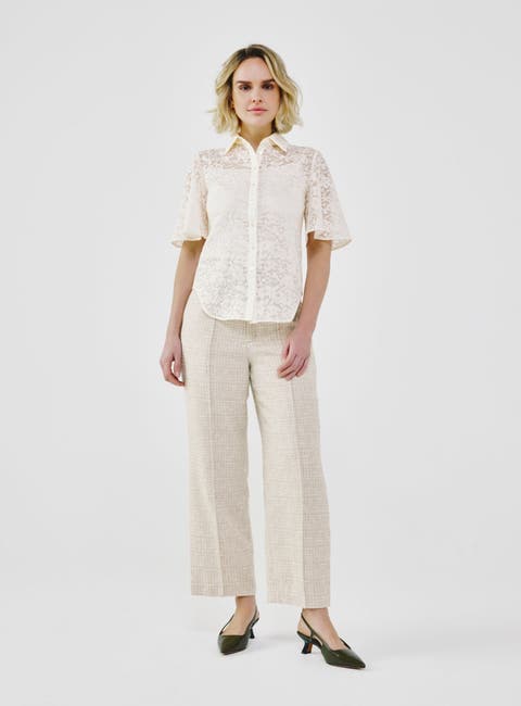 Organic Cotton Lace Shirt