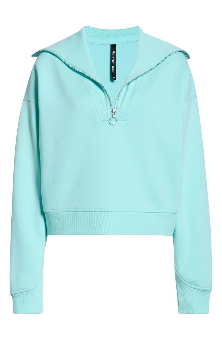 MPG LuxeFleece Quarter Zip Sweatshirt, Alternate, color, Limpet Shell