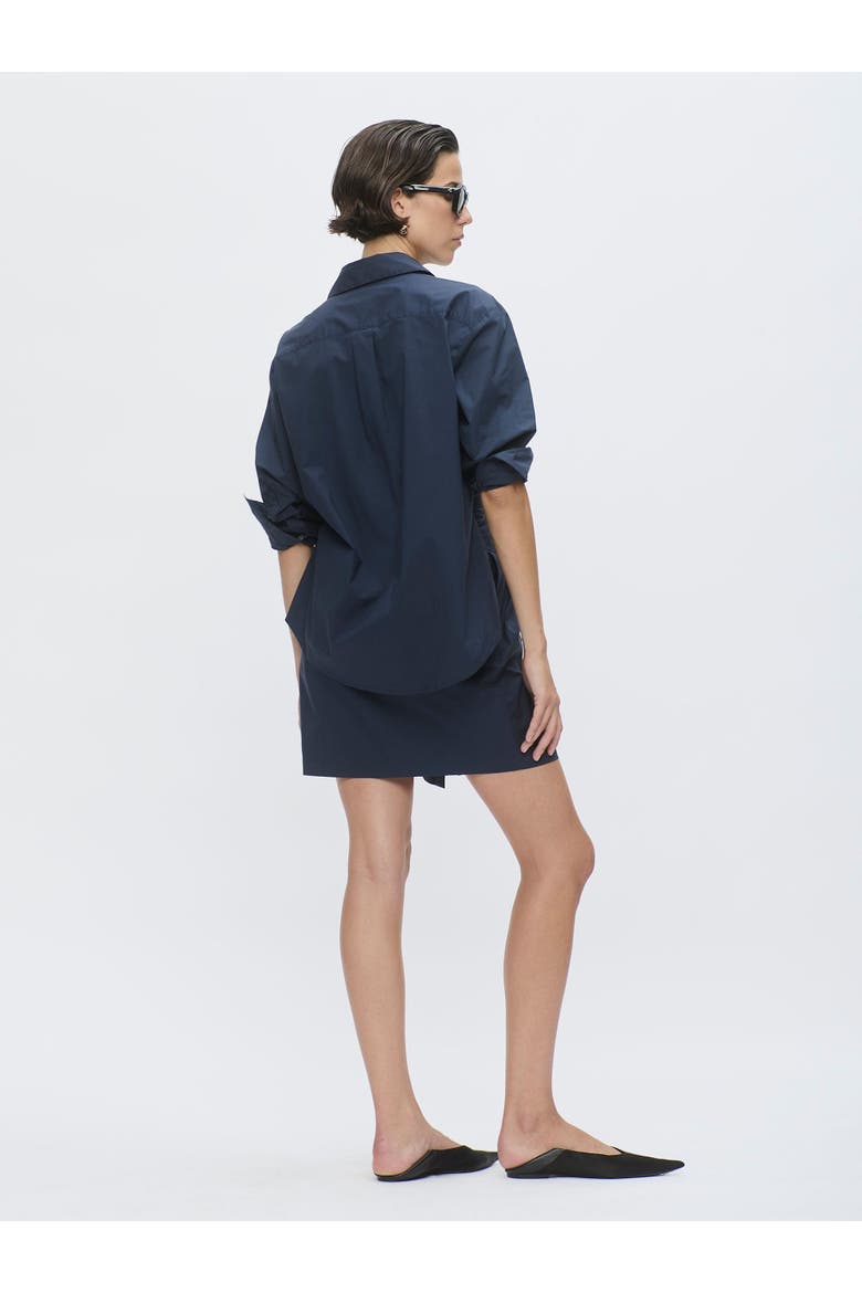 Jaxina Wrap shirt dress, Alternate, color, Dark Blue