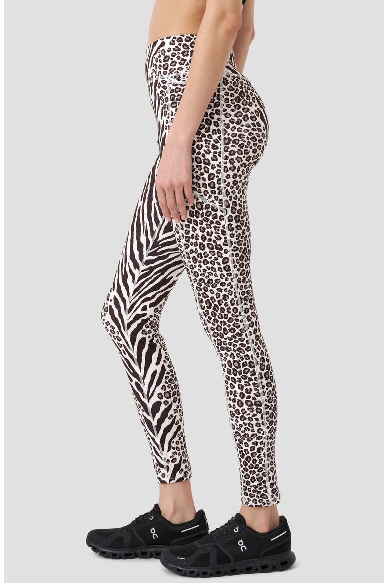 Animal Print High Waist Pocket Ankle Leggings, Alternate, color, HYBRID ANIMAL