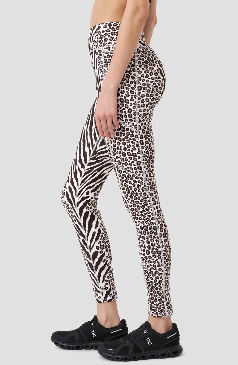 RM Rebecca Minkoff Animal Print High Waist Pocket Ankle Leggings, Alternate, color, Hybrid Animal
