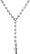 Leni James The Calista Convertible Pearl Rosary Necklace