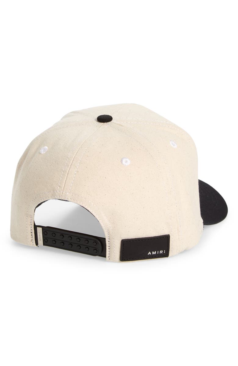 AMIRI Embroidered Logo Two-Tone Baseball Cap, Alternate, color, 