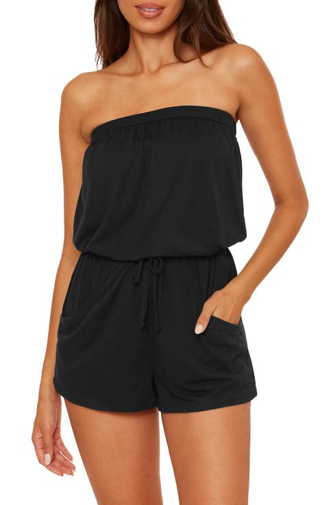 Beach Date Strapless Cover-Up Romper