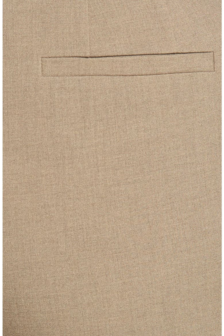 'Ela' Curvy Fit Pants, Alternate, color, TAN- TAUPE HEATHER