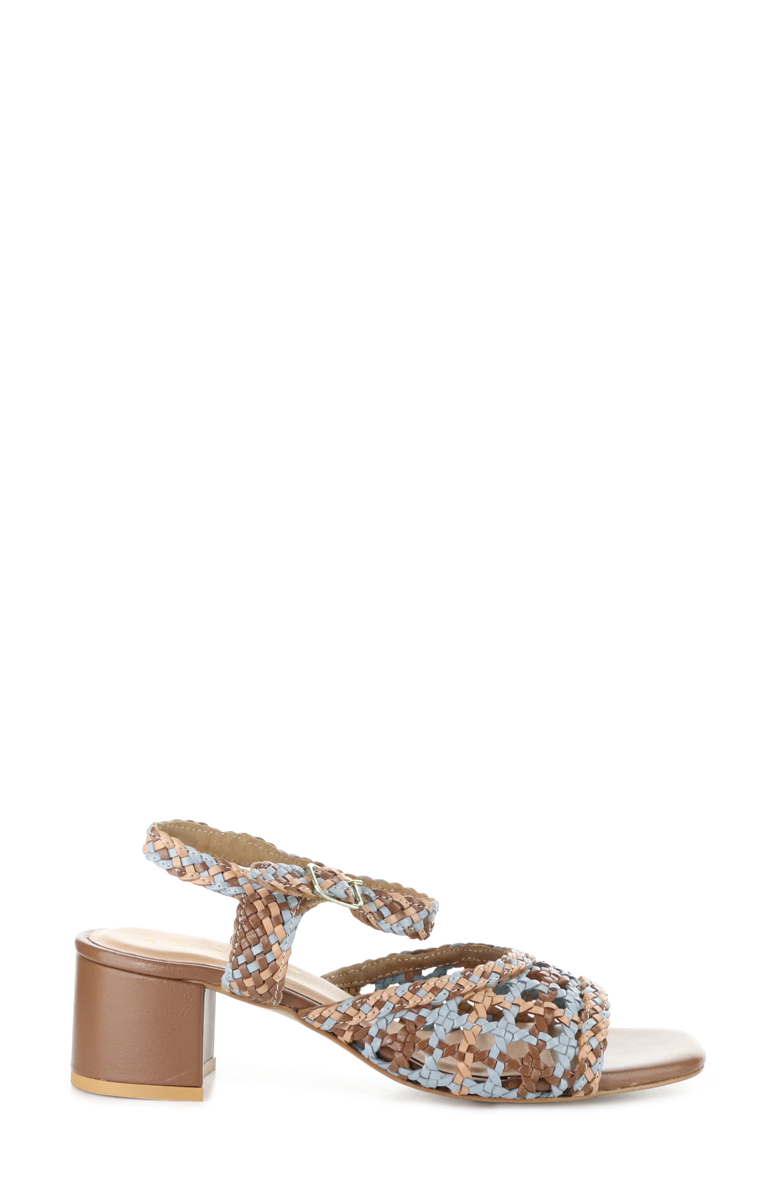 Wendi Ankle Strap Sandal, Alternate, color, TAN MIX