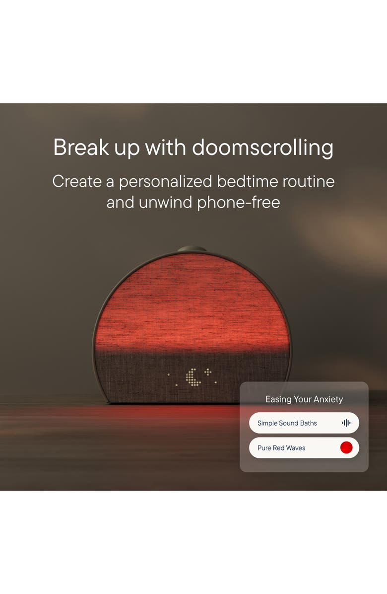 Hatch Inc Restore 3 Smart Light, Sound Machine & Sunrise Alarm Clock, Alternate, color, Greige