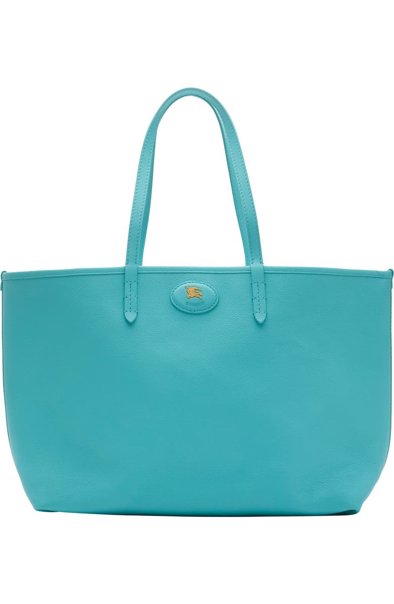 Burberry Medium Reversible Bloomsbury Tote, Alternate, color, Atom Blue