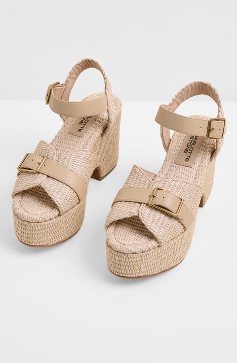 Raf Platform Sandal