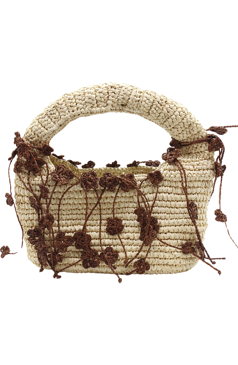 Amazónica Kuro Handbag, Main, color, Beige / Brown Floral