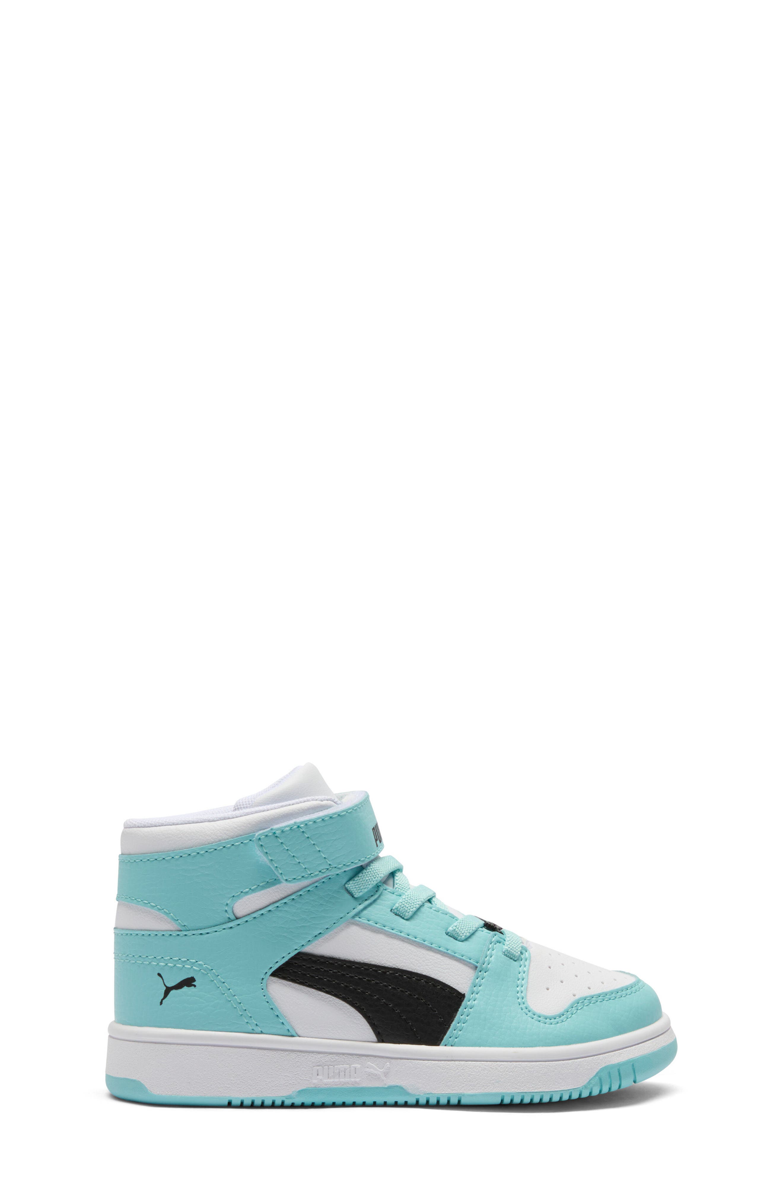 Rebound Layup Sl V Sneaker, Alternate, color, PUMA WHITE-PUMA BLACK-LAKE