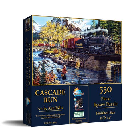 Cascade Run 550 piece Jigsaw Puzzle for Adults