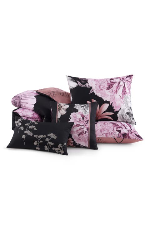 Midnight Meadow Cotton Sateen Comforter Set