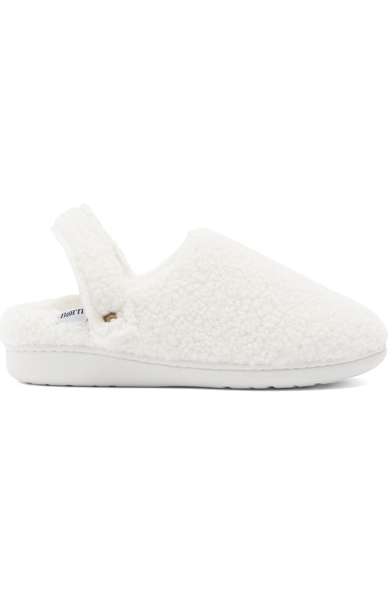 Børn Convertible Faux Shearling Slipper, Alternate, color, Cream