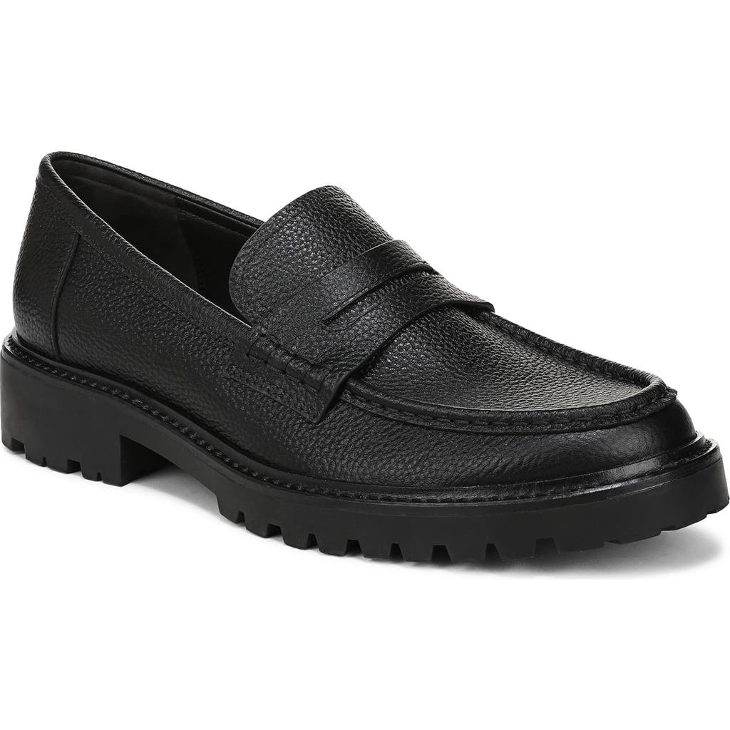 Vince Delmore Penny Loafer In Black