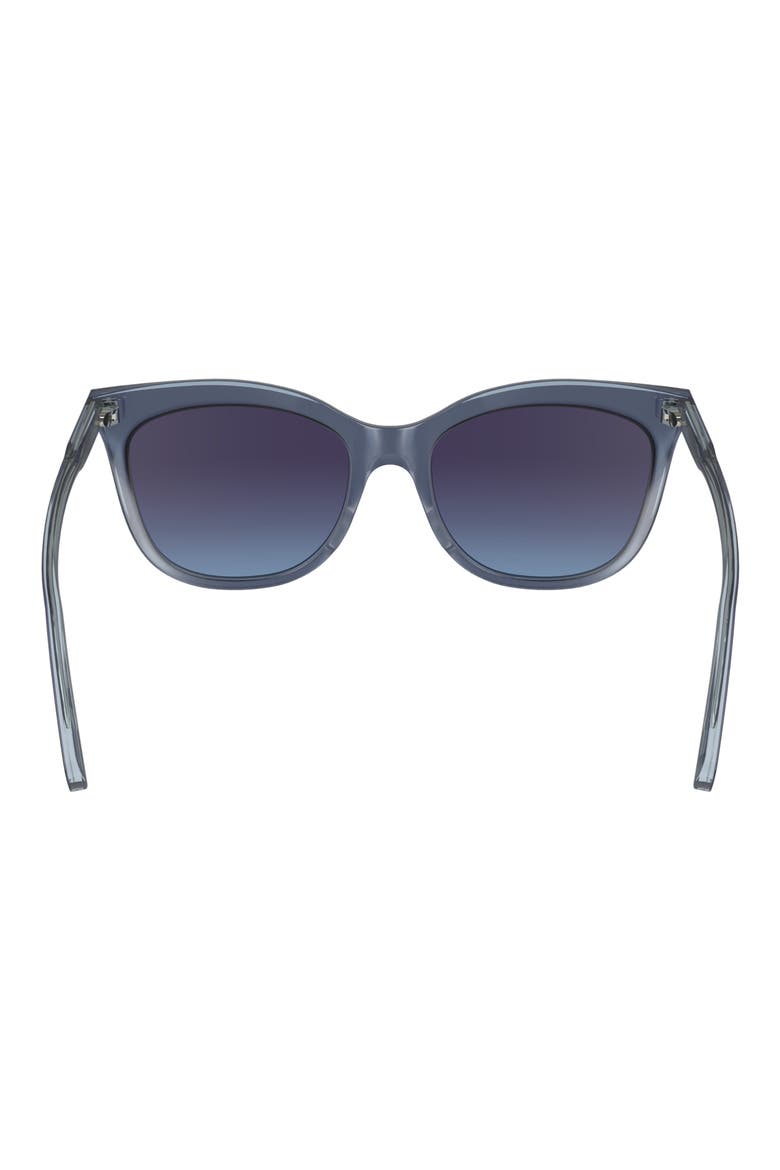 53mm Gradient Cat Eye Sunglasses, Alternate, color, AVIO/CRYSTAL