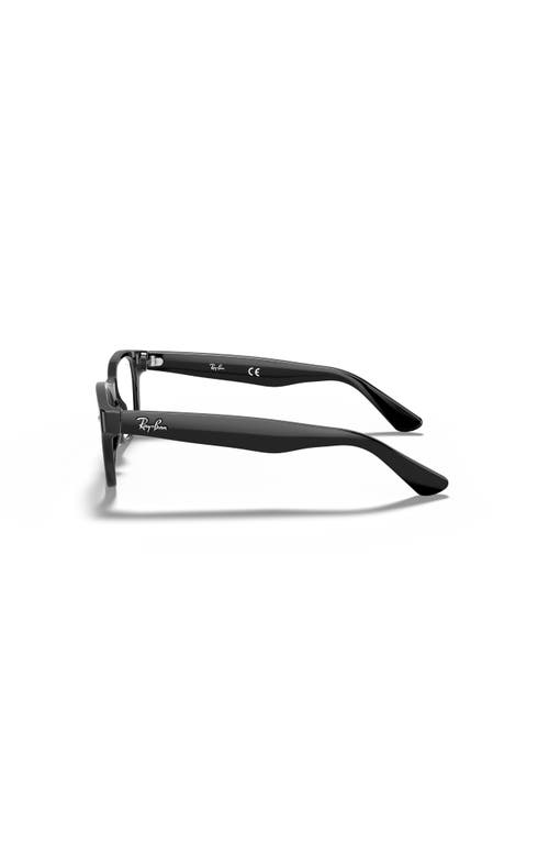 Ray Ban Ray-ban 48mm Square Optical Glasses In Black